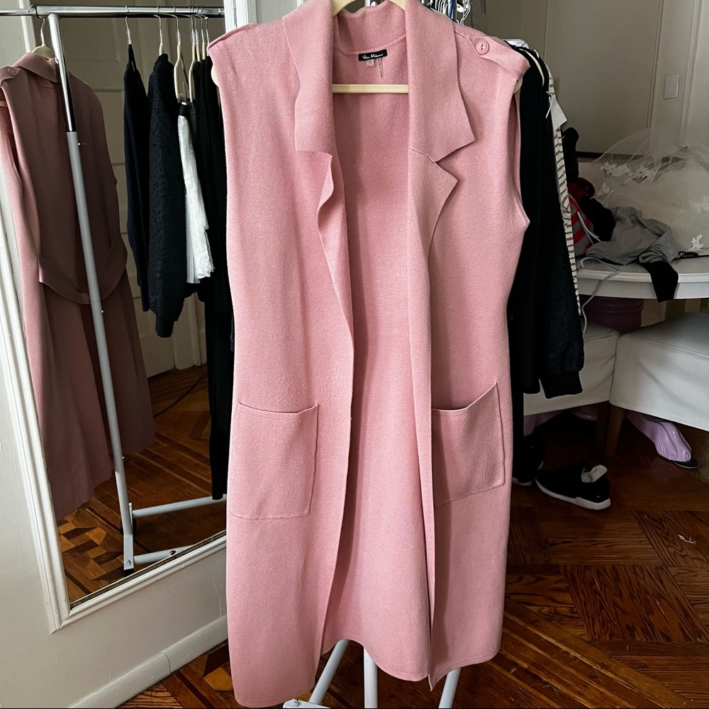 Pink Knit Vest
